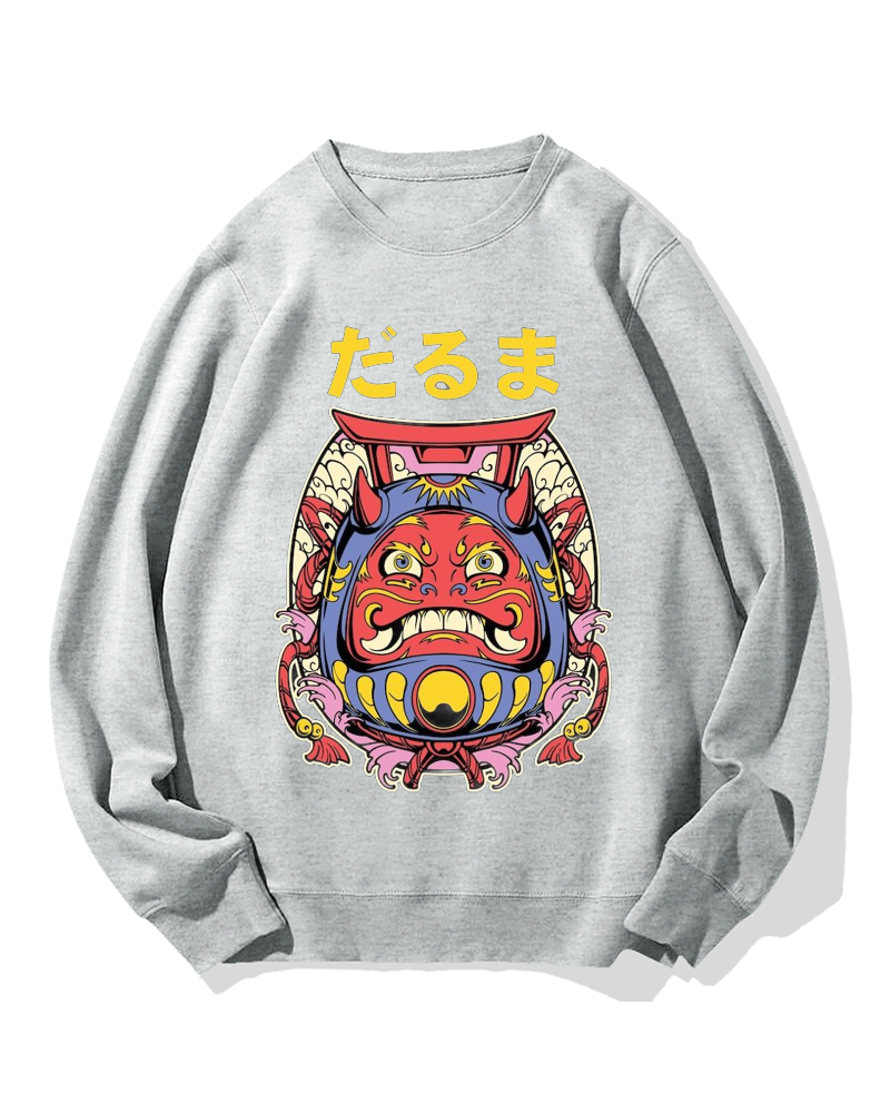 Japanese Daruma Cotton Sweatshirt