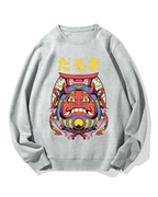 Japanese Daruma Cotton Sweatshirt