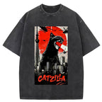 CATZILLA Washed T-Shirt