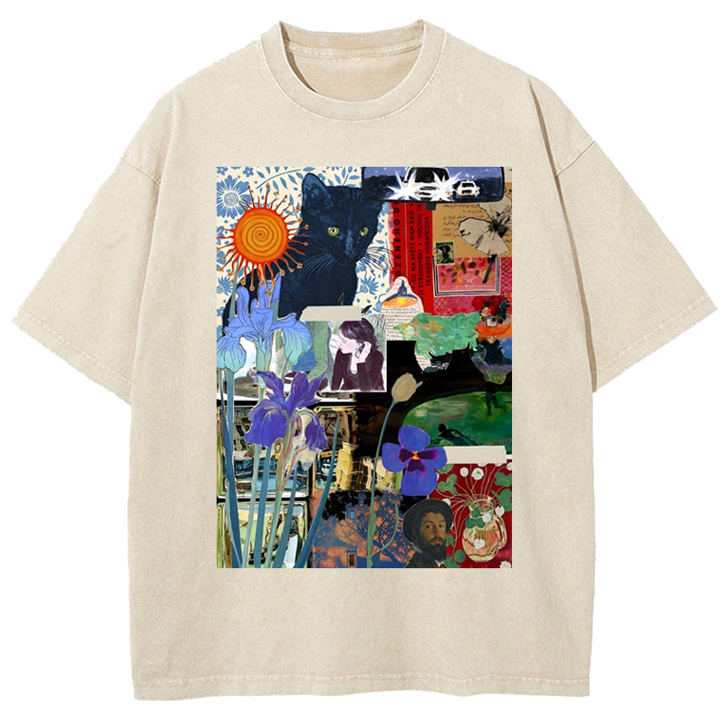 Where Iris Dreams Washed T-Shirt