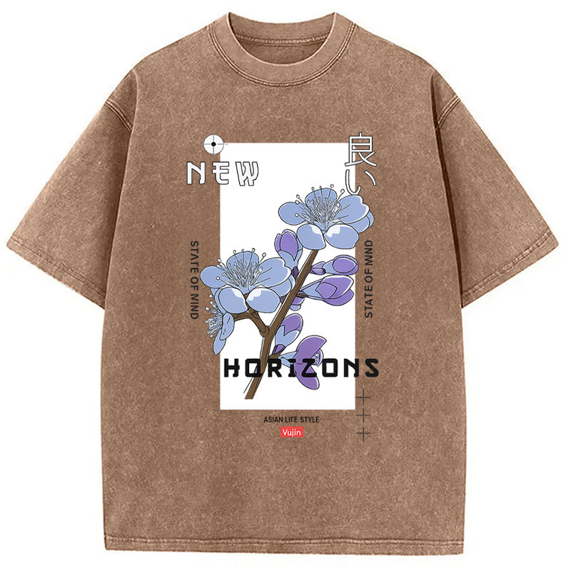 Horizons Japanese Washed T-Shirt