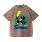 Tokyo Yakult Swallows Baseball Vintage Wash Japanese Design T-Shirt