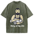 Story of My Life Washed T-Shirt