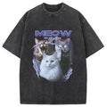 Neow Cat Meme Washed T-Shirt