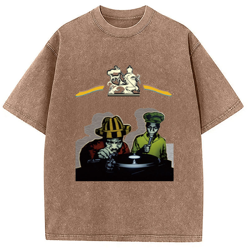 Pull-up Mr Selekta! Washed T-Shirt