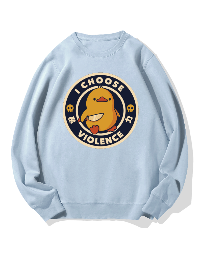 Violent Duck Cotton Sweatshirt