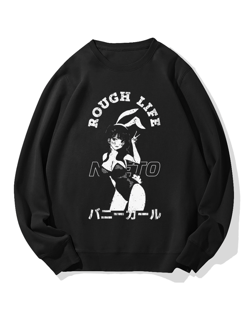 Japanese Bunny Girl Cotton Sweatshirt