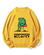 Unbothered Cotton Sweatshirt