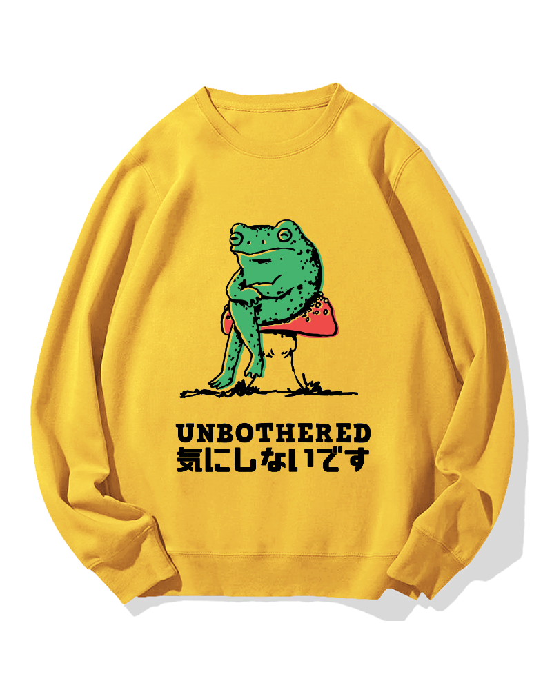 Unbothered Cotton Sweatshirt