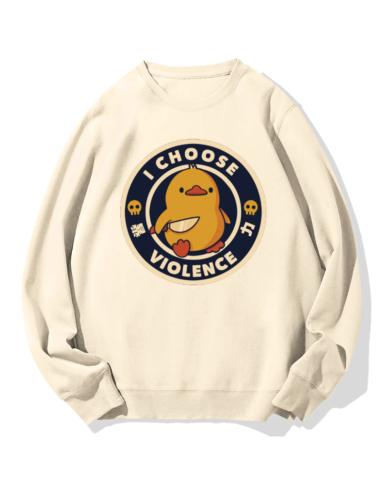 Violent Duck Cotton Sweatshirt