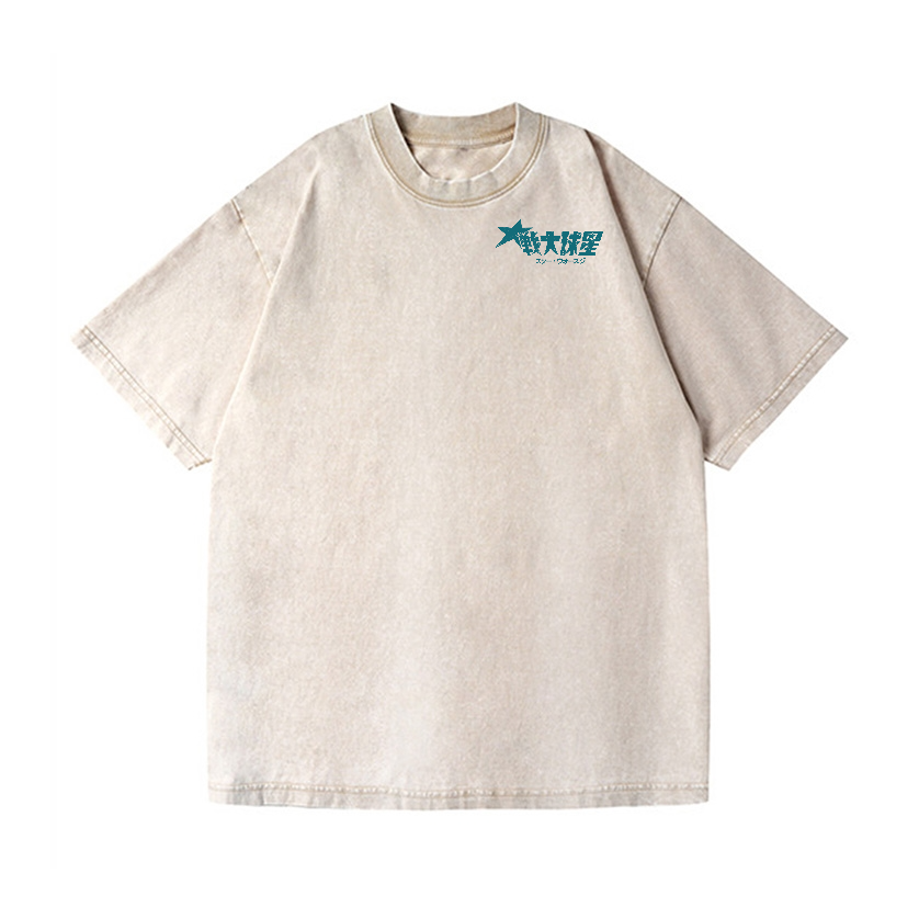 Star Wars Vintage Wash Japanese Design Back Art T-Shirt