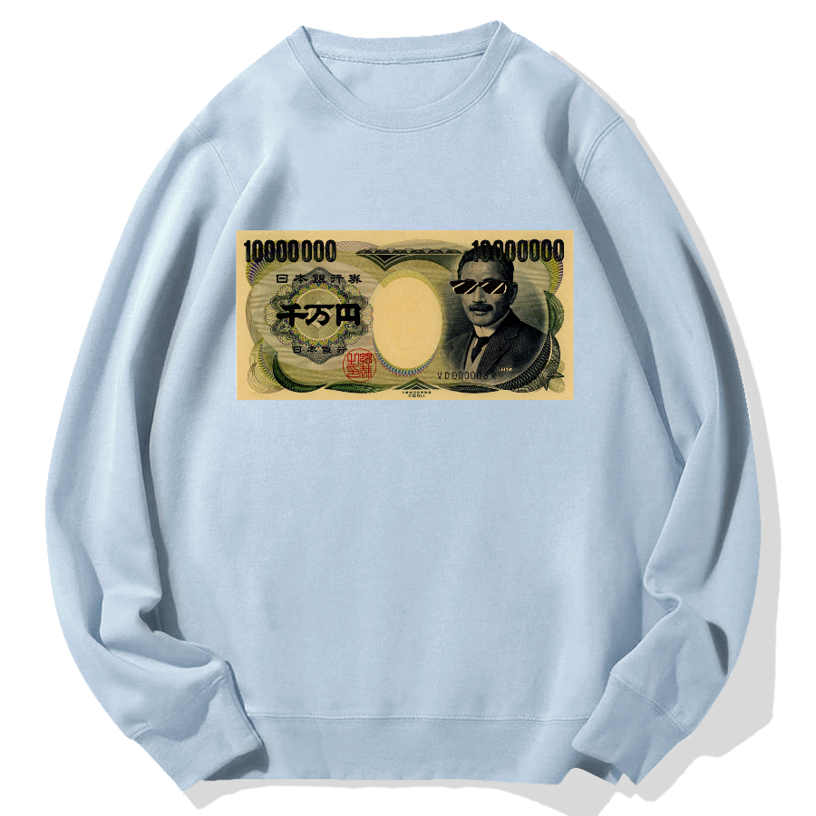 Ten million yen Geek Cotton Sweatshirt