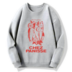 CHEZ PANISSE Cotton Pullover Sweatshirt