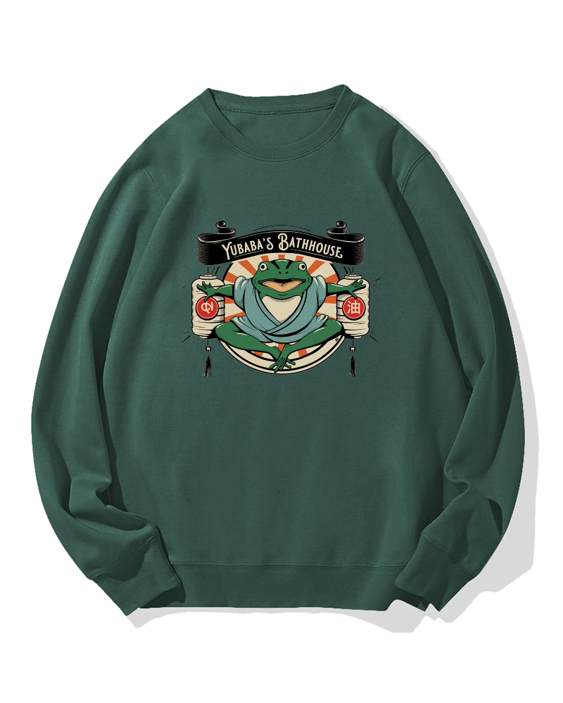 Bathhouse Frog Cotton Sweatshirt