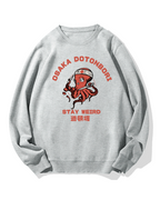 Dotonbori Octpus Cotton Sweatshirt