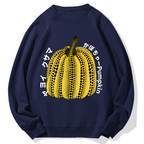 Pumpkin Geek Cotton Sweatshirt
