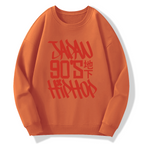 Japan 90s Hiphop Cotton Pullover Sweatshirt