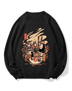Ramen Pool Party Cotton Sweatshirt