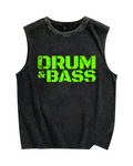 Drum & Bass Vintage Distressed Washed Tank Top