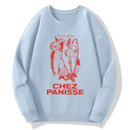 CHEZ PANISSE Cotton Pullover Sweatshirt