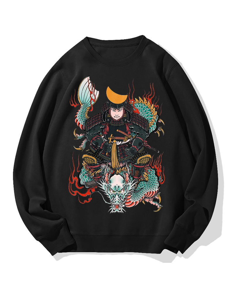 Japanese Samurai Cotton Sweatshirt
