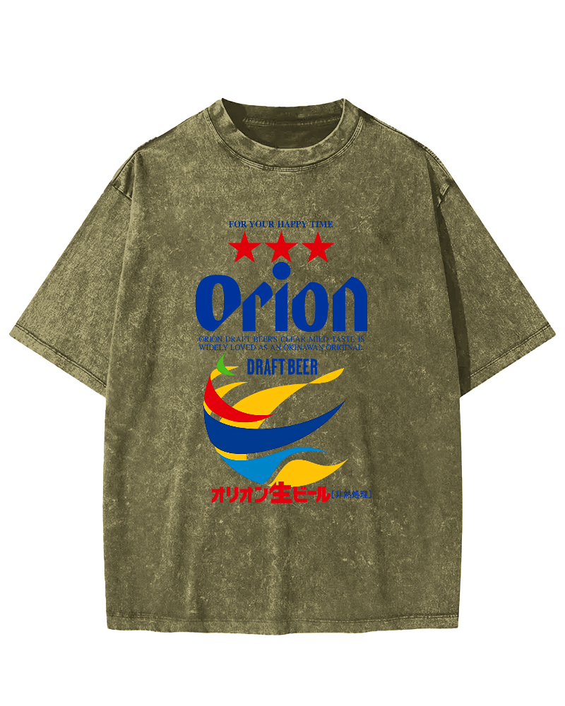 Orion Beer Vintage Washed T-shirt