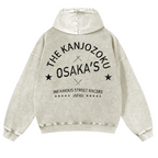 Osaka Vintage Washed Cotton Back Art Hoodie