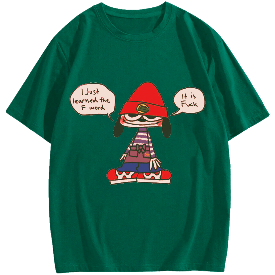 PaRappa the Rapper Cotton casual T-shirt