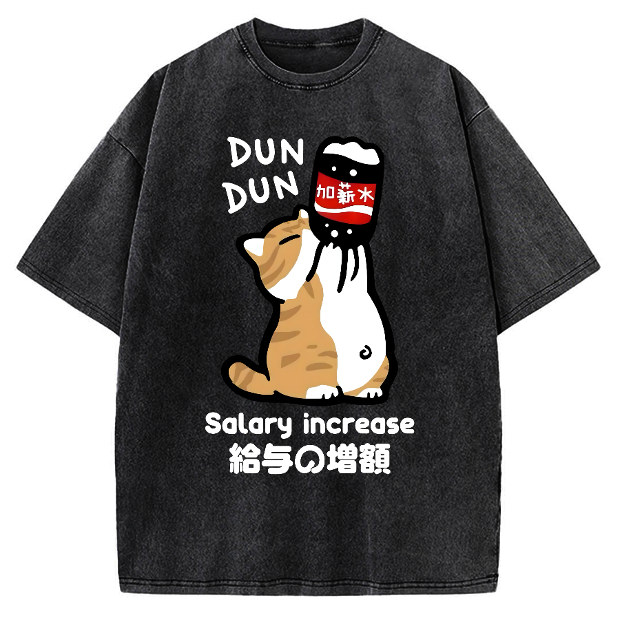 Salary Increase Vintage Washed T-shirt