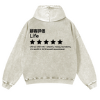 Life Vintage Washed Cotton Back Art Hoodie