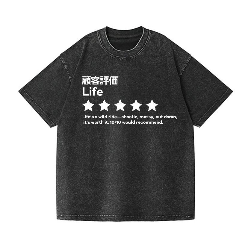 Life Vintage Wash Japanese Design T-Shirt
