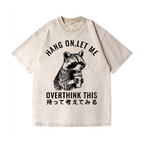 Racoon Vintage Wash Japanese Design T-Shirt