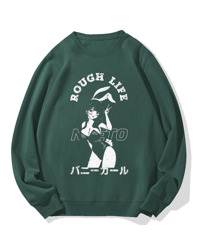 Japanese Bunny Girl Cotton Sweatshirt