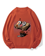 Sushi Chain Saw Massacre Cotton Sweatshirt