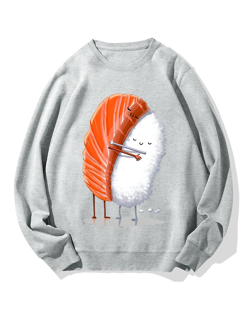 Sushi Hug Cotton Sweatshirt