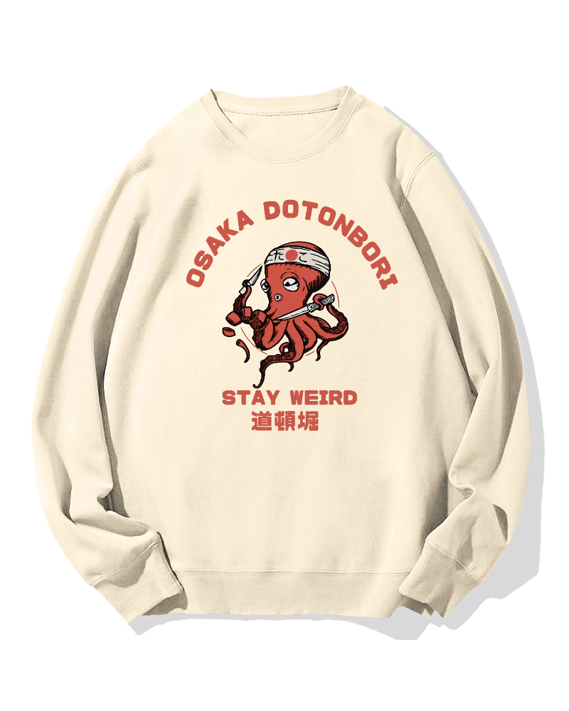 Dotonbori Octpus Cotton Sweatshirt