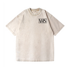 VHS Vintage Wash Japanese Design Back Art T-Shirt
