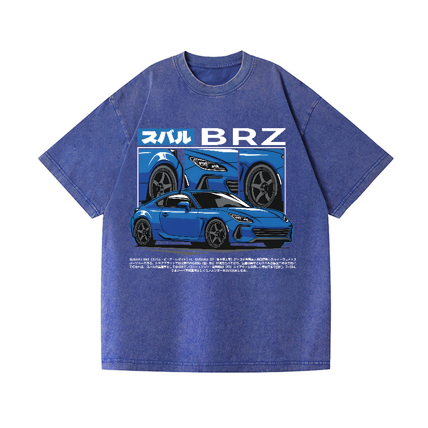Subaru Vintage Wash Japanese Design T-Shirt