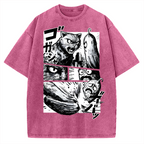Cat vs Zucchini Vintage Washed T-shirt
