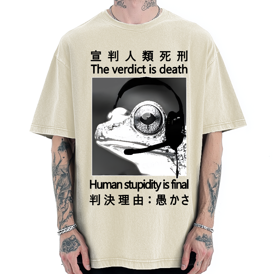 Frog Judge Vintage Washed T-shirt