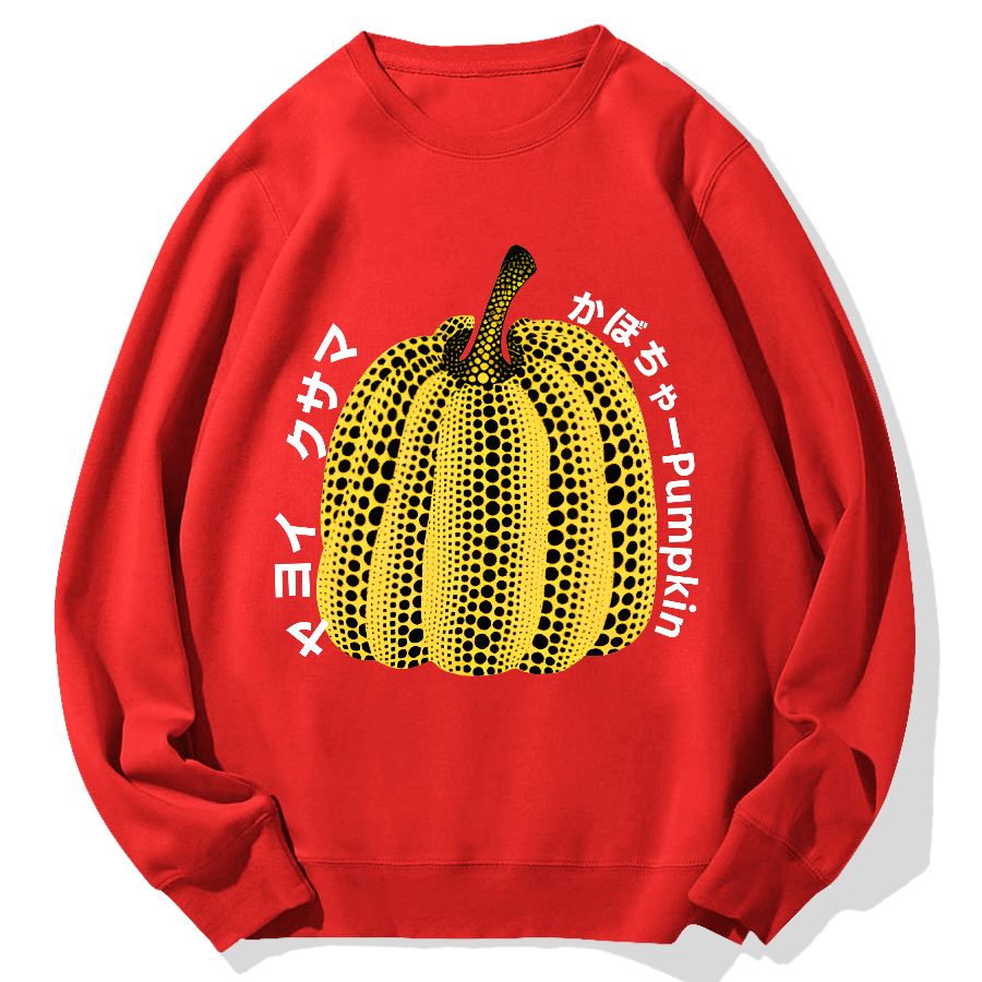 Pumpkin Geek Cotton Sweatshirt