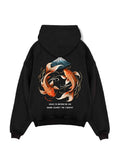 Koi Fish Front And Back Hoodie