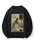 Ghost of the Sea Ukiyo-e Cotton Sweatshirt