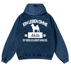 Akita Vintage Washed Cotton Back Art Hoodie