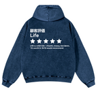 Life Vintage Washed Cotton Back Art Hoodie