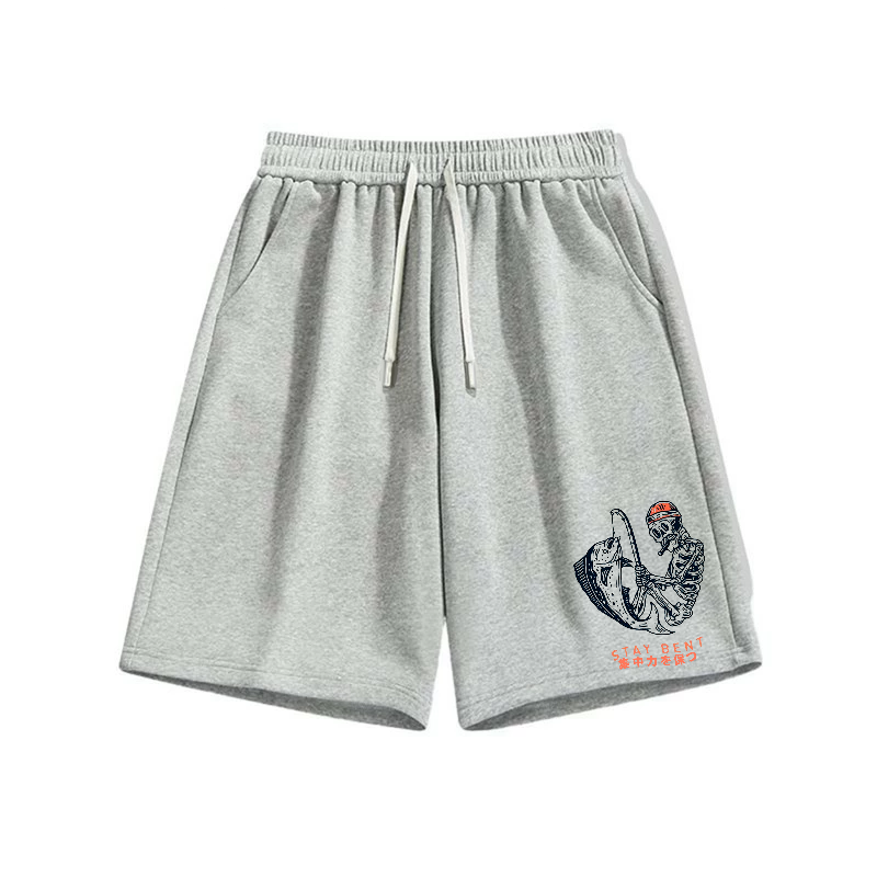 Stay bent Cotton Casual Shorts