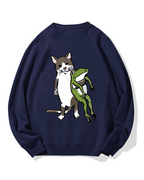 Cat&Frog Cotton Sweatshirt