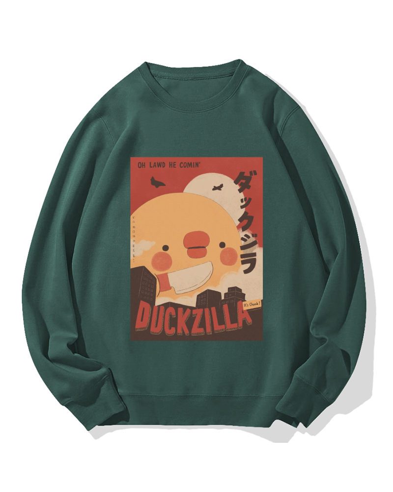 Duckzilla Cotton Sweatshirt