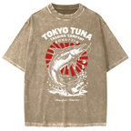 Tokyo Tuna Trading Company Graphic Vintage Washed T-shirt