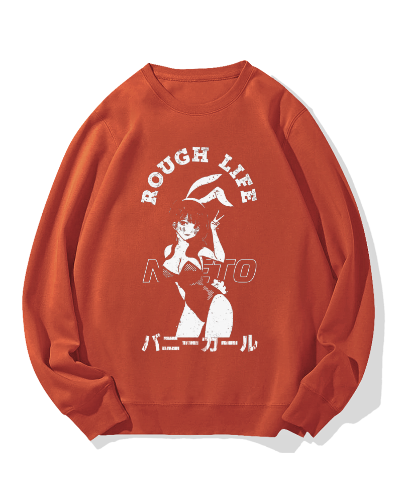 Japanese Bunny Girl Cotton Sweatshirt